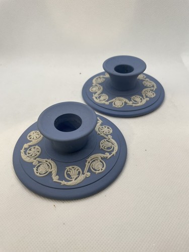 Wedgewood candle holders - wedgewood,