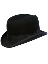 Churchill Homburg Hat | Black 1940s Vintage Style Churchill Homburg Hat
