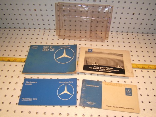 Mercedes 280e owner s 1 - 280e, ce