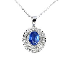 Silver Pendant Blue Kyanite
