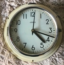 Vintage Ships Clock, Citizen