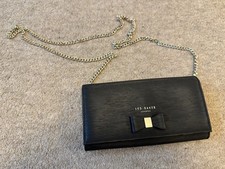 Ted Baker Black Leather Clutch