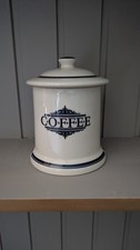 The 1869 Victorian Pottery coffee pot blue and white 