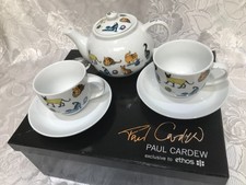 PAUL CARDEW Cat Teapot and teacups Pussy Cat Design New In Box