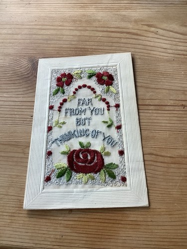 Ww1 silk postcard entitled - silk, ‘