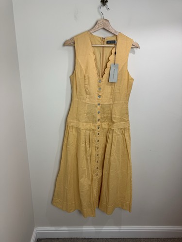 Mint velvet yellow ramie drop - mint,