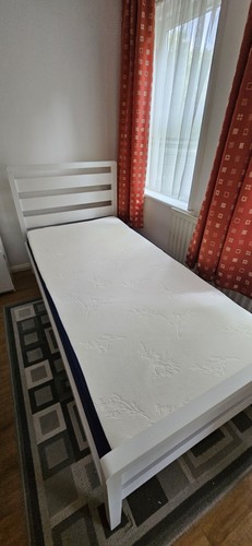 Single bed and mattress - single,