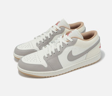 Nike Air Jordan 1 Low Sail College Grey Red Gum Men Shoes Sneaker AJ1 553558-169