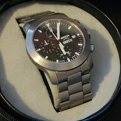 Boccia titanium outside watch - boccia,
