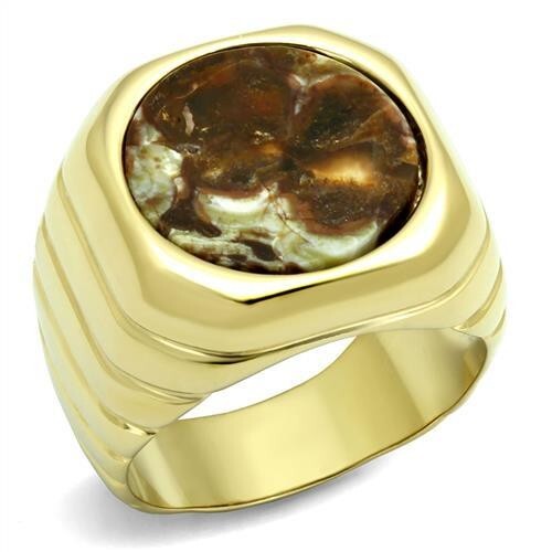 Mens gold ring - , semi