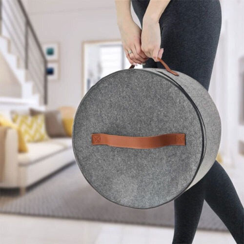 Round hat storage box - hat,