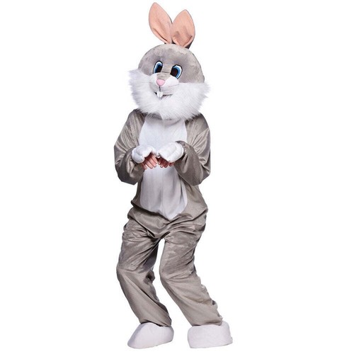 Grey easter bunny rabbit - bunny,