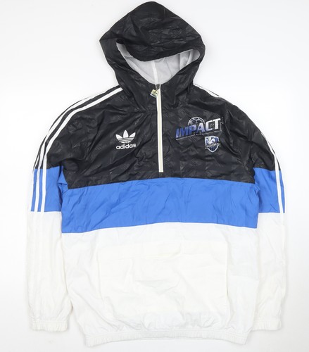 Adidas mens black - blue, white