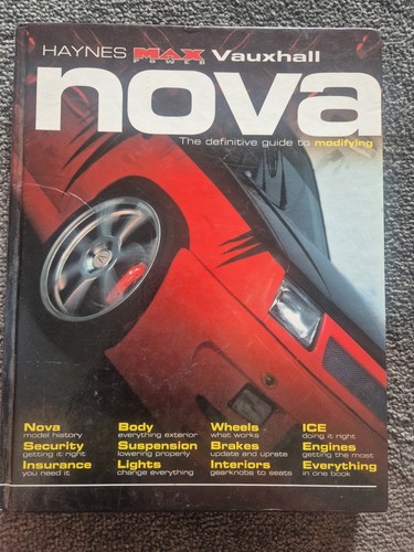 Vauxhall nova the definitive - nova:,