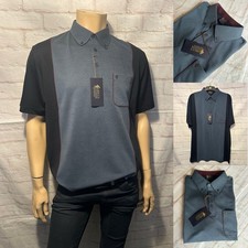 Gabicci Jersey Shirt, Polo Shirt, Large, Navy,  (X03) BNWT