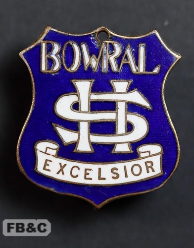 Bowral high school - school, enamel