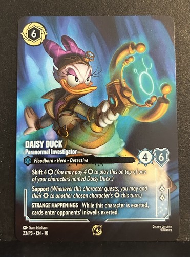 Disney lorcana card daisy - disney,
