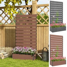 Garden planter with trellis - garden,