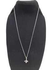 Sterling Silver Bee Pendant Necklace 925 Chain Insect Design T2650 JSJ192