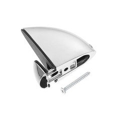 2 Pcs Zinc Alloy Shower Glass