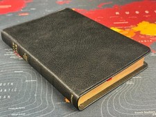 Cambridge NKJV Pitt Minion, Black Goatskin, Red Letter, Possible page fold?
