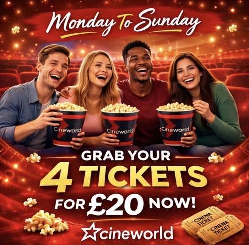 Cineworld cinema tickets - cineworld,