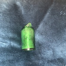 Small Vintage Green Medicine Apothecary Bottle 1928