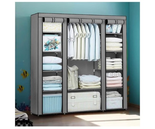 Canvas fabric wardrobe - canvas,