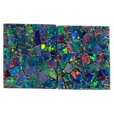 1.65 CTS OPAL DOUBLET MOSAIC PAIR IDEAL FOR EARRINGS, AUSTRALIAN OPAL