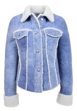 Womens Real Sheepskin Trucker