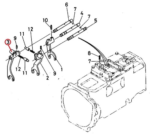 3530523532 gear selector fork - selector,