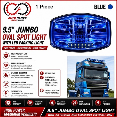 Blue abs jumbo - abs, oval