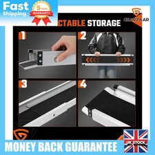 Telescopic Ramps Folding Portable Longer Lip PAIR for Loading over Car Bumpers