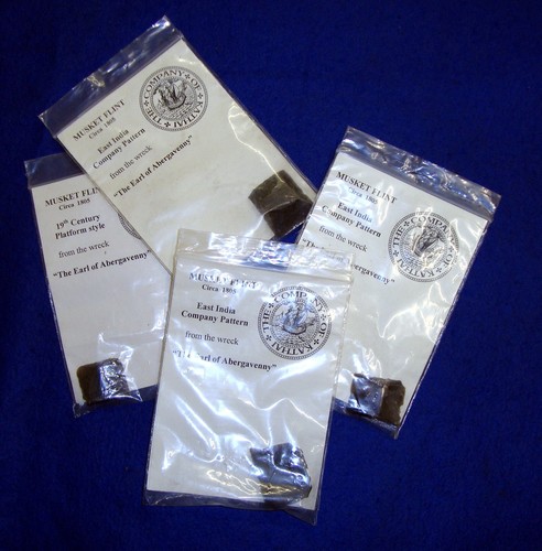 Musket flints from the - musket,