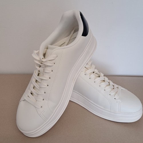 Bershka white platform - bershka,