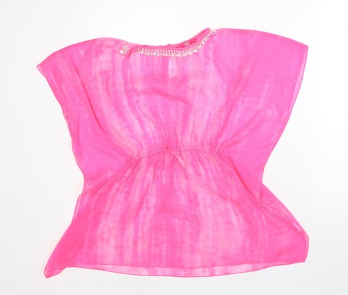 Girls pink geometric - yd,