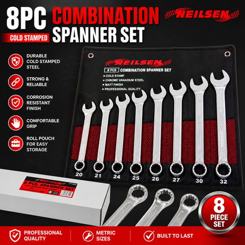 Neilsen 8pc spanner - neilsen,