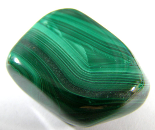 Lovely malachite tumblestone - malachite,