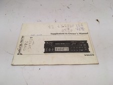 Volvo Radio CR-702/705 Owners
