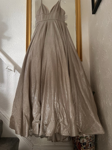 Sherri hill rose gold - gold, glitter
