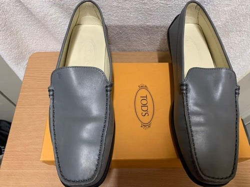 Tod gommino grey leather - tod's,