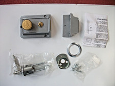 Cylinder Rim Nightlatch Satin