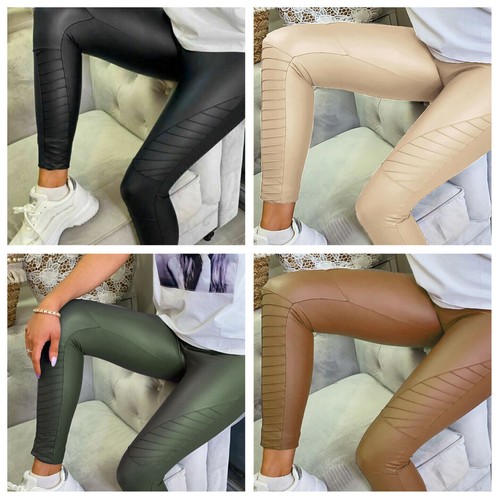 Ladies womens high waist - ladies, pu