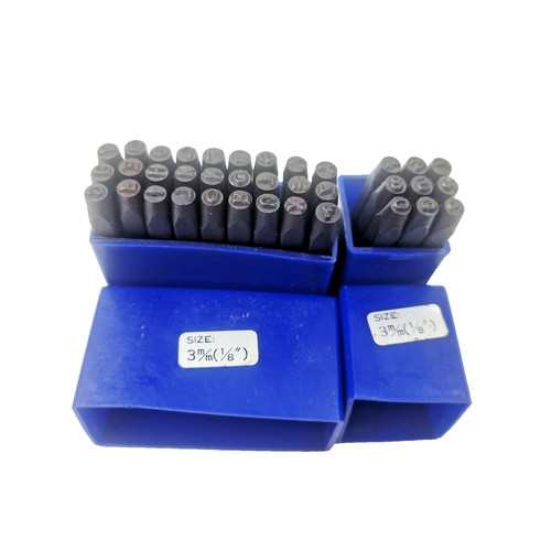 Punch set letters numbers - punch,