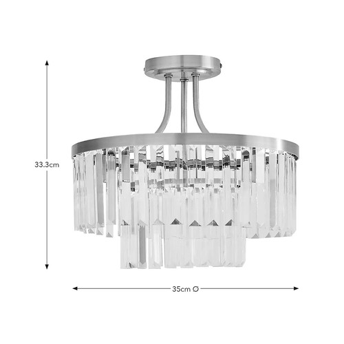 Audra light semi flush - semi,