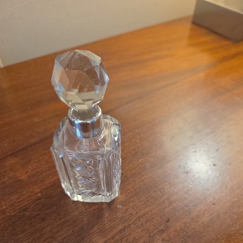 Antique cut glass perfume - glass,