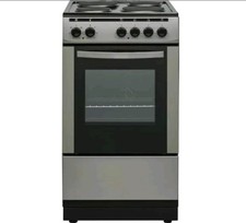 ESSENTIALS - CFSESV18 50 cm Electric Solid Plate Cooker - Inox & Black