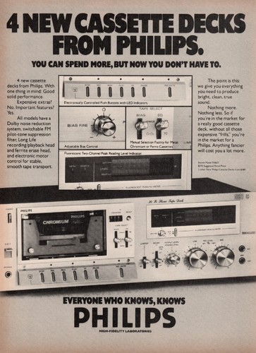 Philips cassette decks - decks,