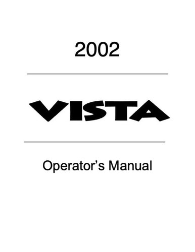 Owner manual operating - owner’s,