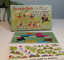 Vintage Fuzzy Felt 'Fun At